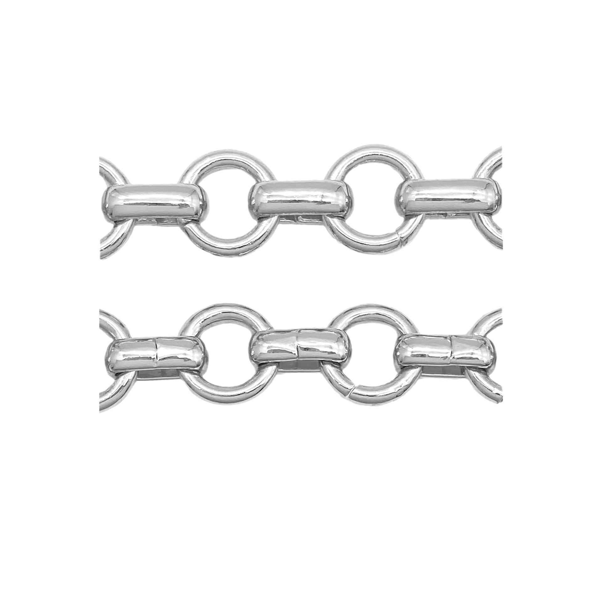 slide 8 of 8, Rhodium Long & Short Charm Bracelet By Bead Landing, 7.2 in