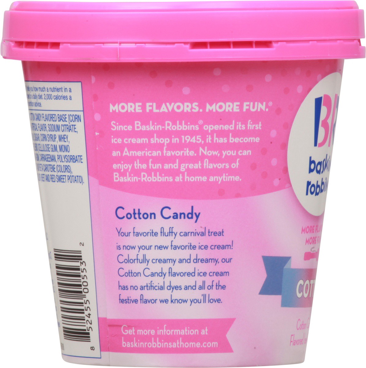 slide 5 of 9, Baskin-Robbins Baskin Robbins Cotton Candy Ice Cream, 14 fl oz