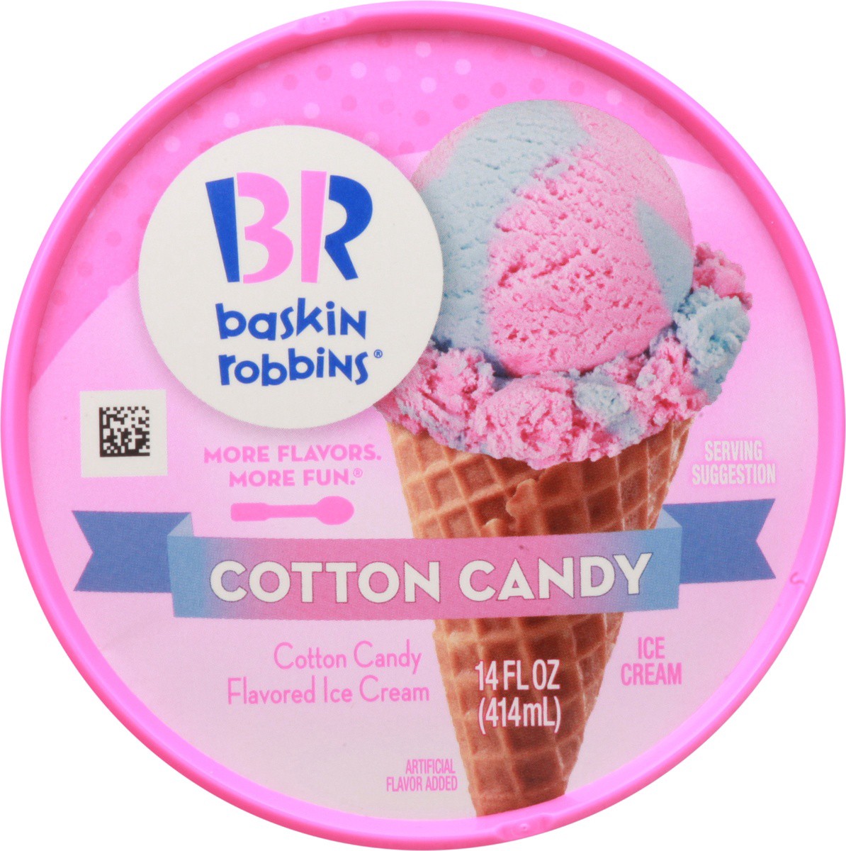 slide 8 of 9, Baskin-Robbins Baskin Robbins Cotton Candy Ice Cream, 14 fl oz