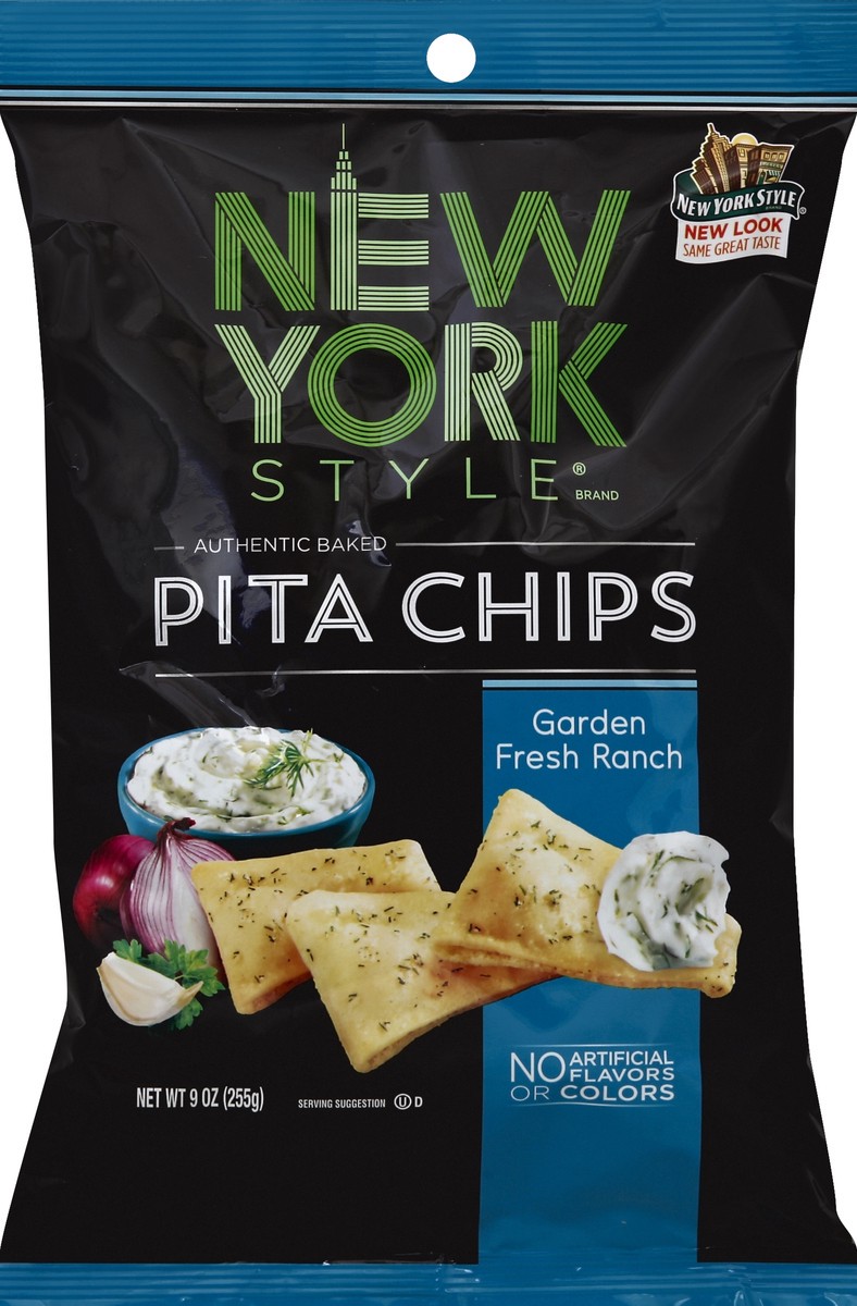 slide 2 of 3, New York Style Pita Chips 9 oz, 9 oz