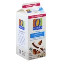 slide 1 of 1, O Organics Almondmilk W/Coconutmilk Unsweetened, 64 fl oz