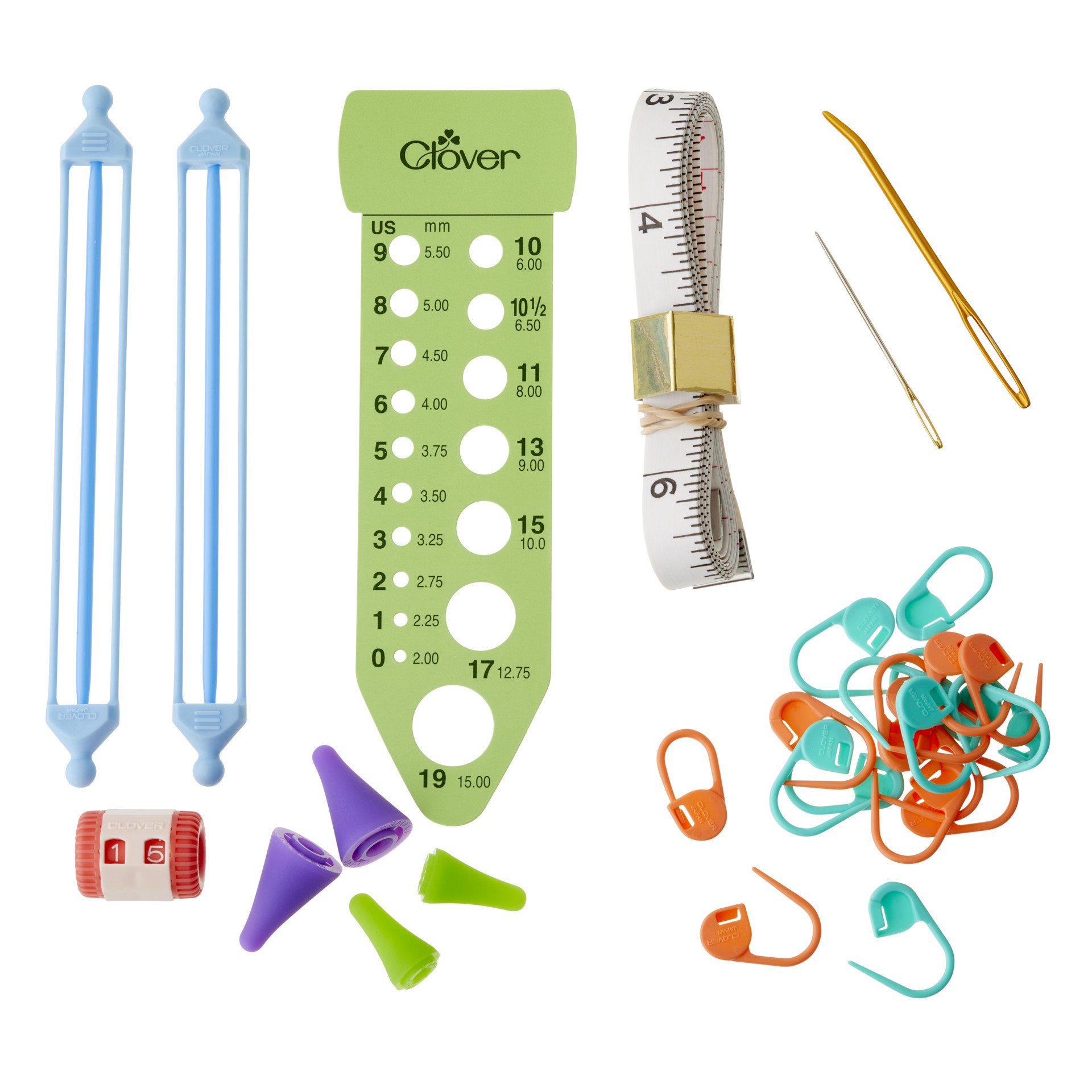 slide 2 of 3, Clover Knit Mate Knitting Accessory Set, 1 ct