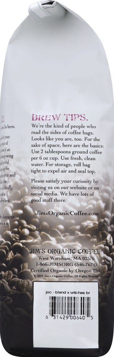 slide 4 of 4, Jim's Organic Coffee Coffee 11 oz, 11 oz