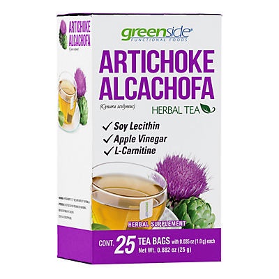slide 1 of 1, greenside Alcachofa Herbal Tea Bags, 25 ct