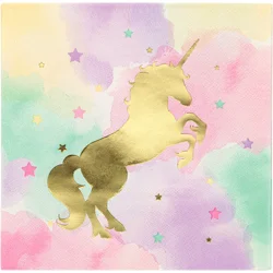 Creative Converting Unicorn Sparkle Lunch Napkins