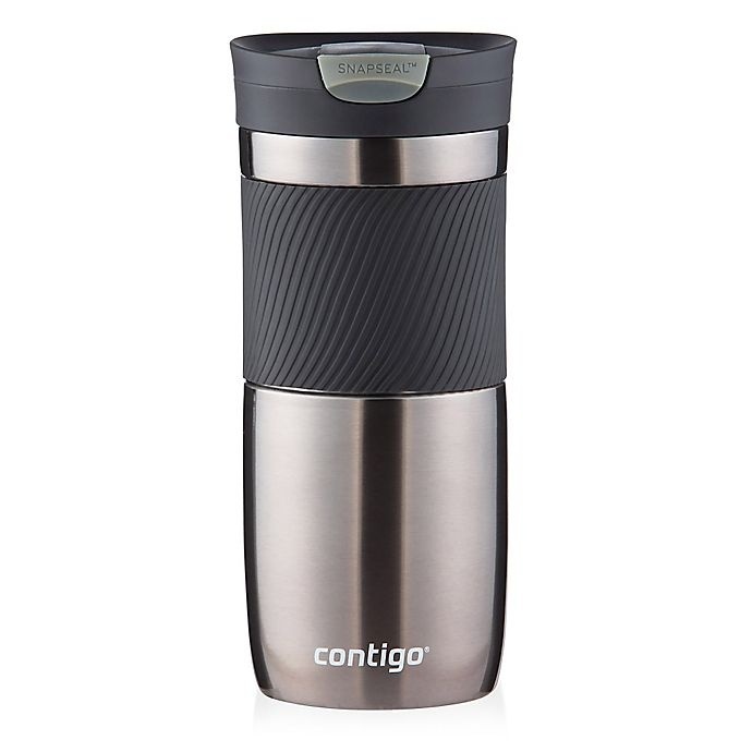 slide 1 of 1, Contigo SnapSeal Byron 16oz Stainless Steel Travel Mug, Gunmetal, 16 oz