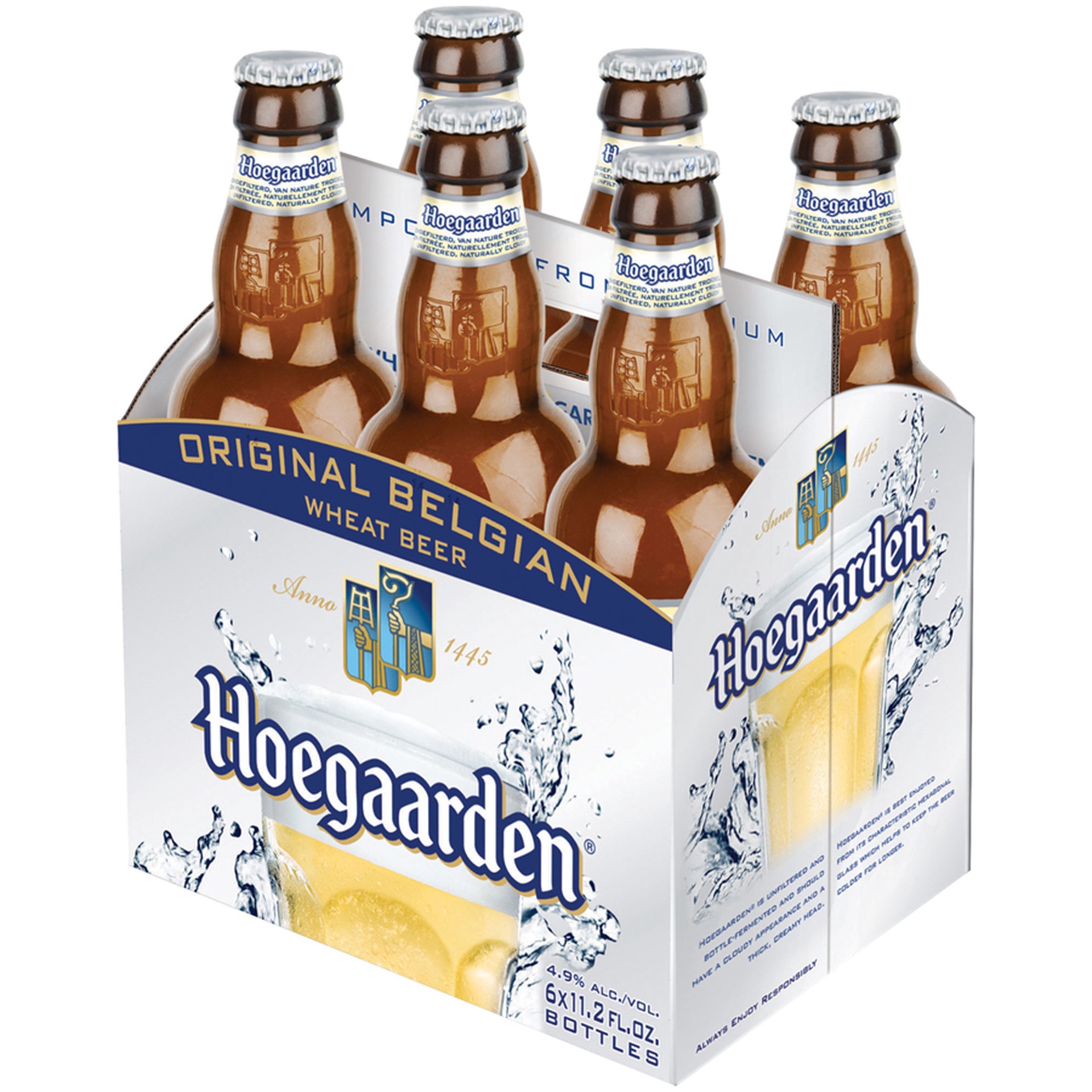 slide 4 of 9, Hoegaarden Beer 6 ea, 6 ct; 11.2 oz