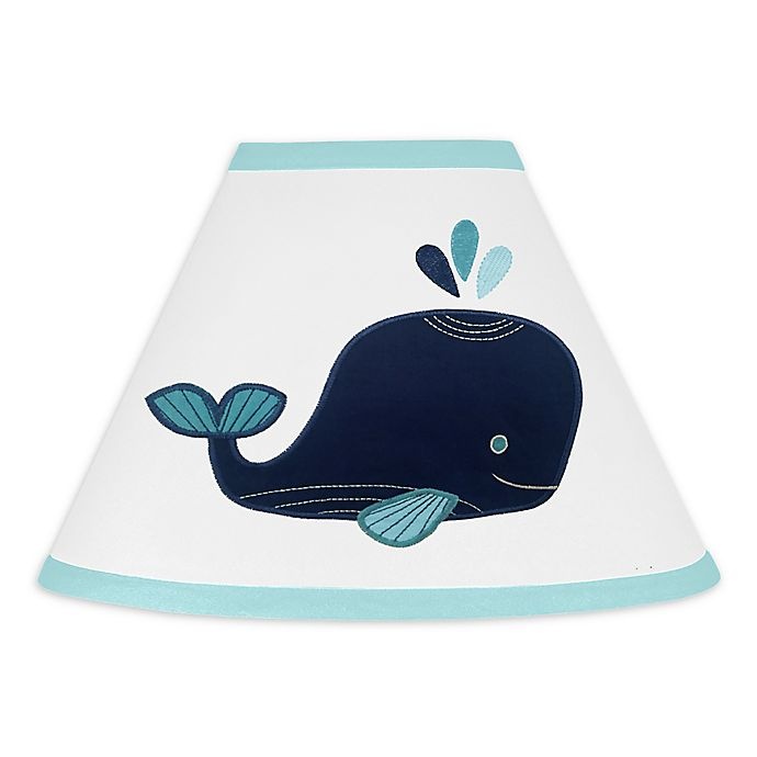 slide 1 of 1, Sweet Jojo Designs Whale Lamp Shade, 1 ct