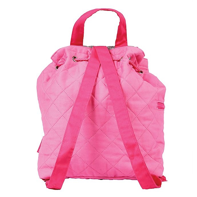 slide 2 of 4, Stephen Joseph Elephant Quilted Backpack - Pink, 1 ct