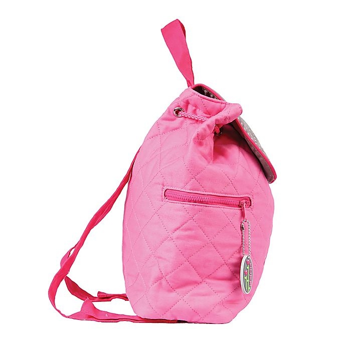 slide 3 of 4, Stephen Joseph Elephant Quilted Backpack - Pink, 1 ct