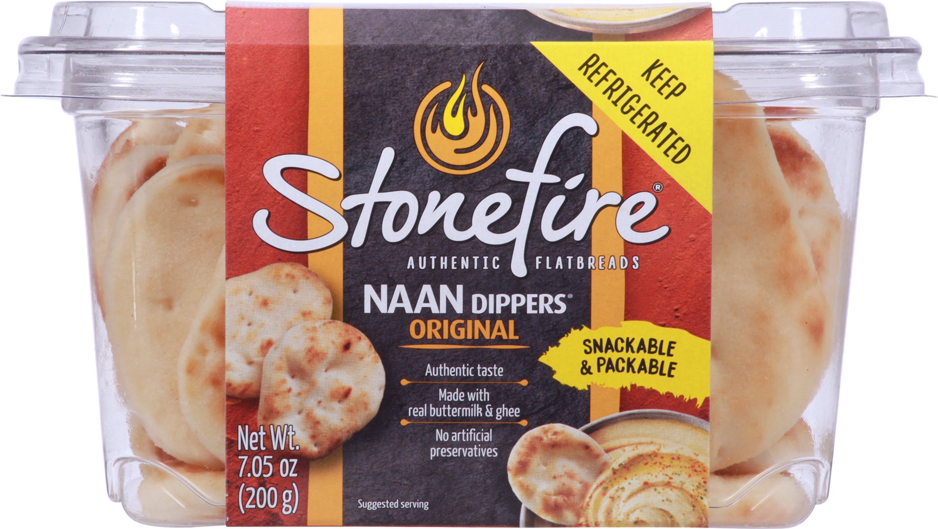 slide 1 of 120, Stonefire Naan Dippers Original Flatbreads 7.05 oz, 7.05 oz