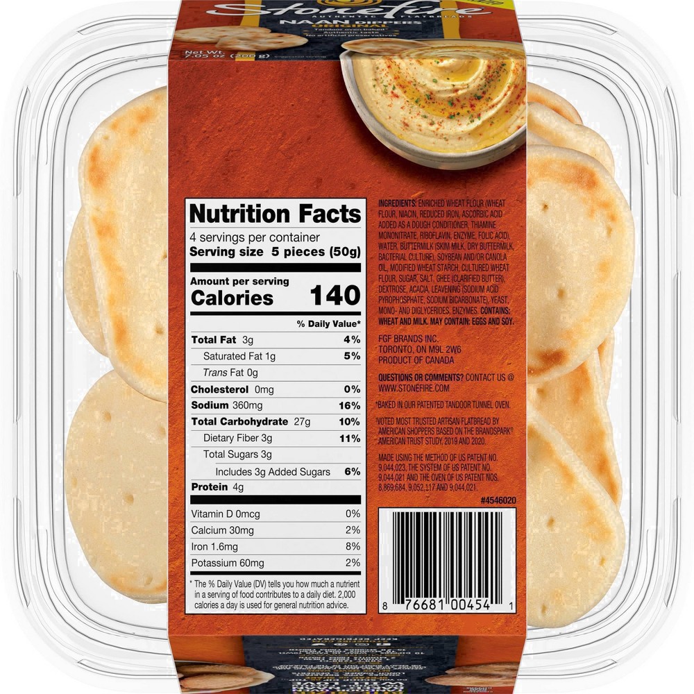 slide 20 of 120, Stonefire Naan Dippers Original Flatbreads 7.05 oz, 7.05 oz