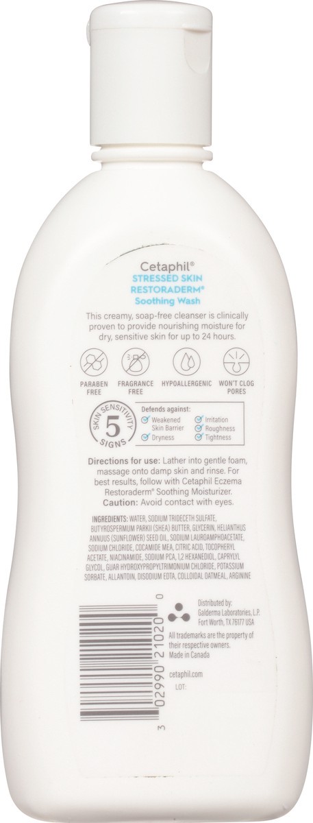 slide 4 of 9, Cetaphil Stressed Skin Soothing Wash 10 fl oz, 10 fl oz