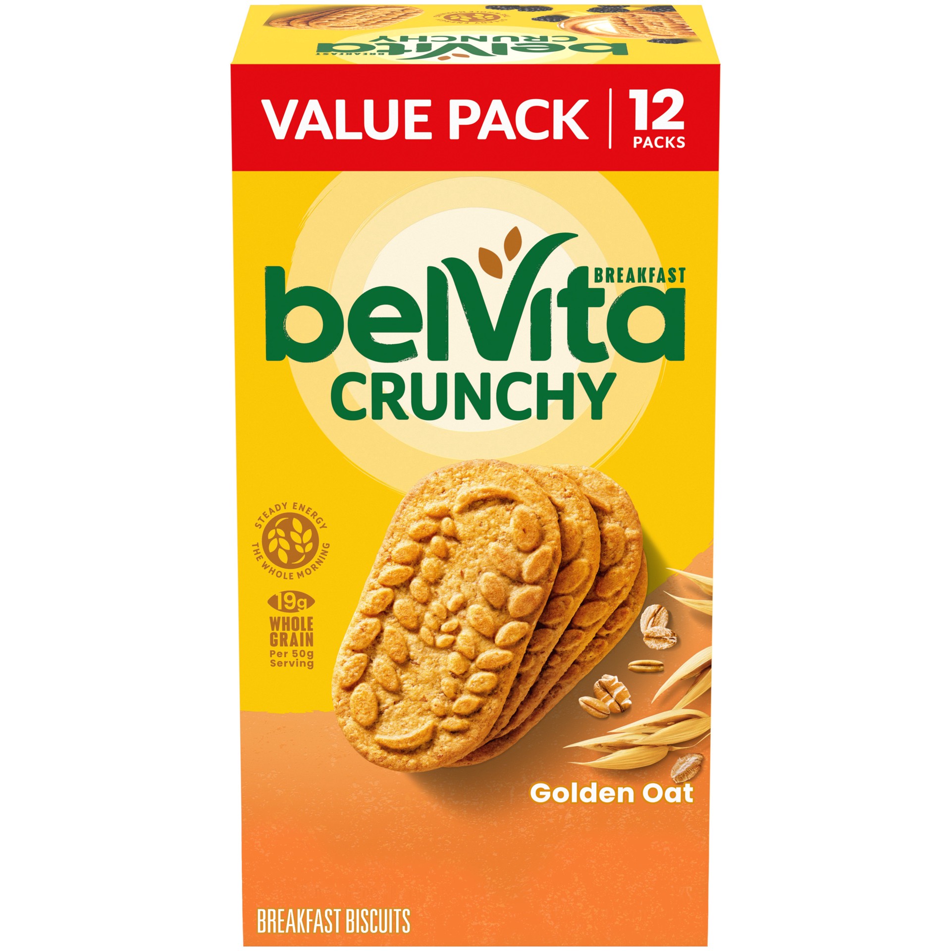 slide 1 of 1, belVita Golden Oat Breakfast Biscuit Value Pack, 5.12 oz