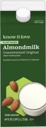 Know & Love Original Almond Milk 64 Ounces