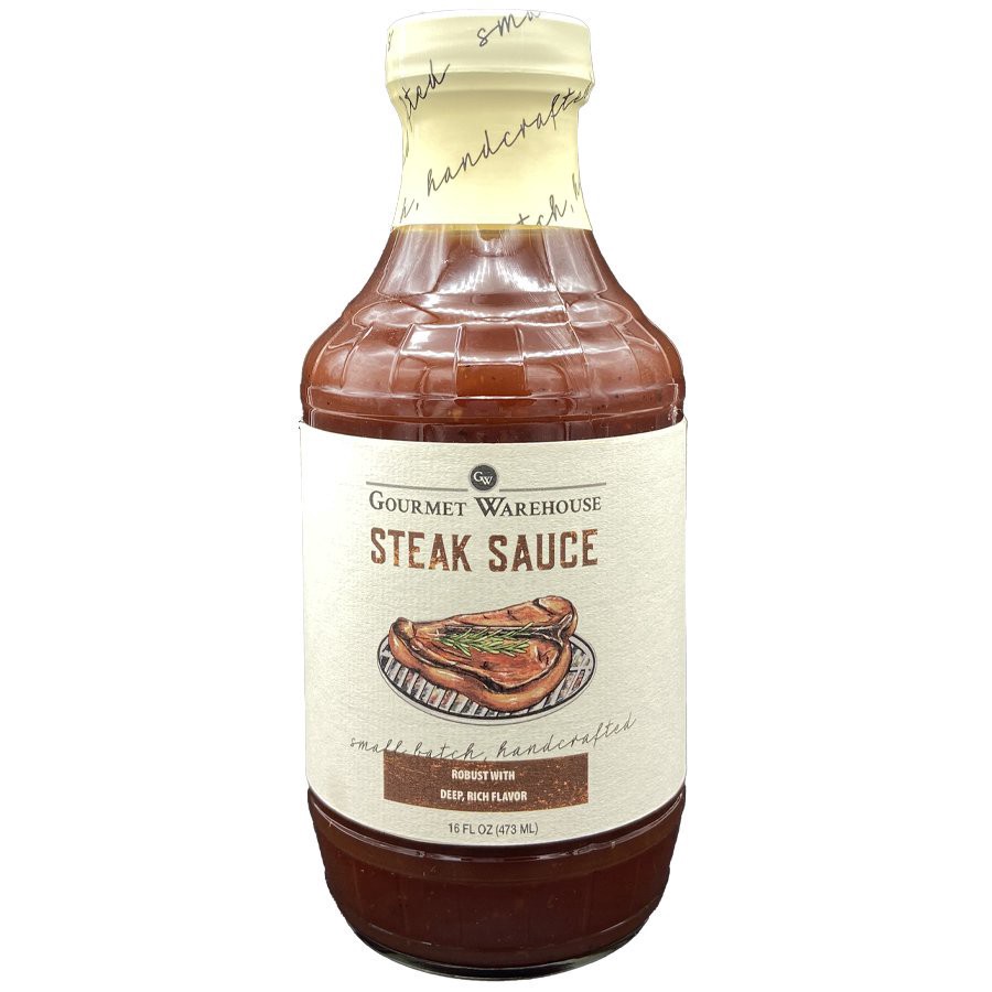 slide 1 of 1, Gourmet Warehouse Steak Sauce, 16 oz