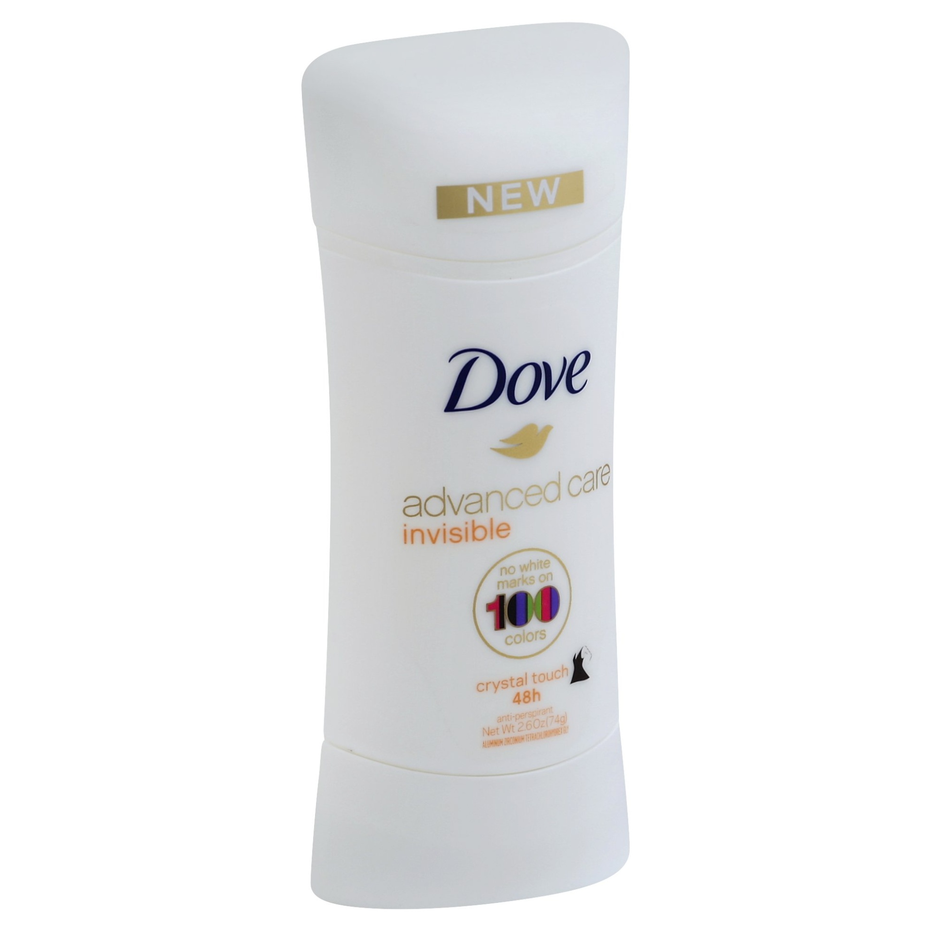 slide 1 of 4, Dove Advanced Care Crystal Touch Antiperspirant Deodorant, 2.6 oz