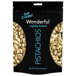 Wonderful Pistachios, In Shell Roasted & Lightly Salted Pistachios, 16 Ounce Bag