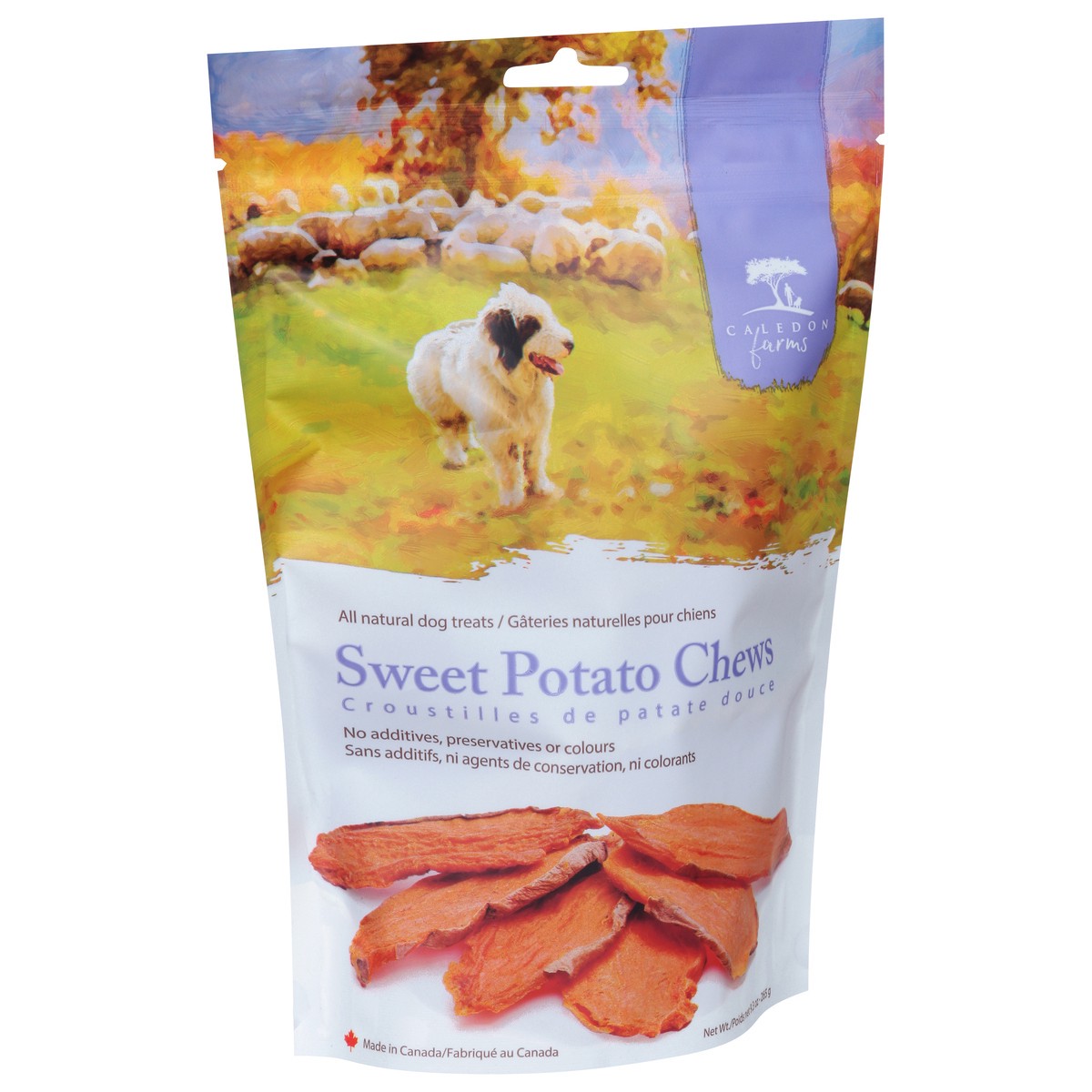 slide 9 of 9, Caledon Farms All Natural Dog Treats - Sweet Potato Chews, 9.3 oz