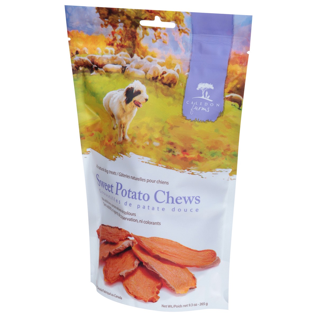 slide 2 of 9, Caledon Farms All Natural Dog Treats - Sweet Potato Chews, 9.3 oz