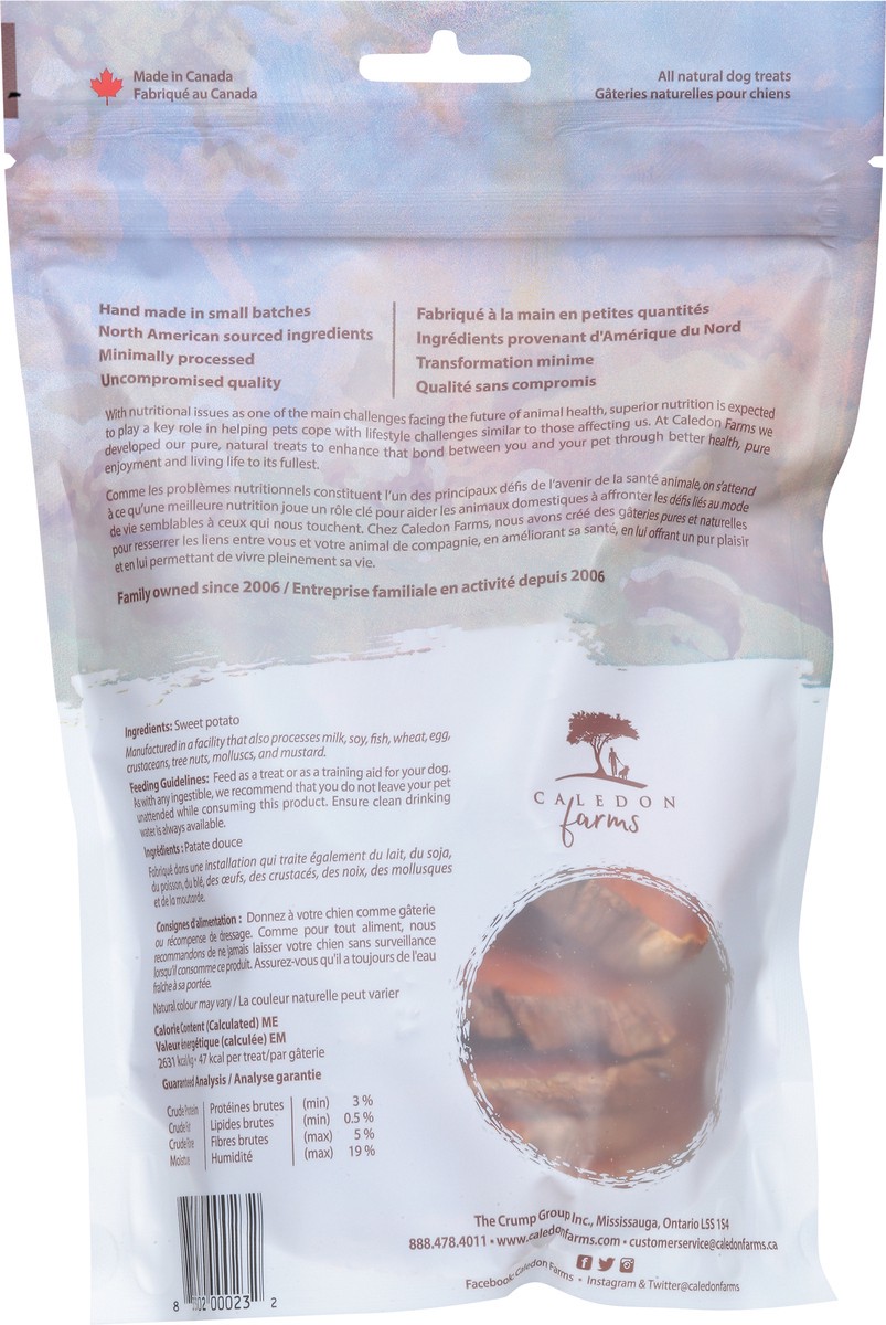 slide 4 of 9, Caledon Farms All Natural Dog Treats - Sweet Potato Chews, 9.3 oz