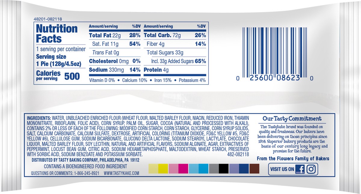 slide 6 of 9, Tastykake Glazed Chocolate Mint Flavored Pie 4.5 oz, 4.5 oz