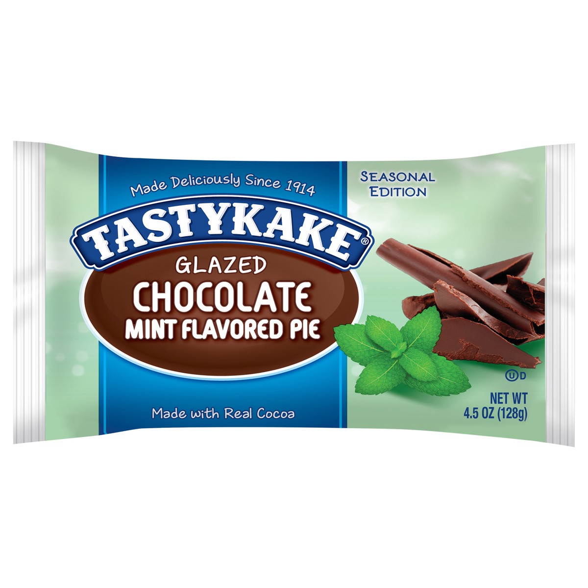 slide 1 of 9, Tastykake Glazed Chocolate Mint Flavored Pie 4.5 oz, 4.5 oz