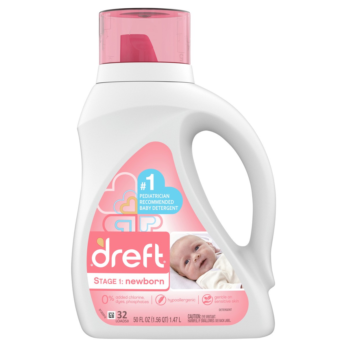 slide 1 of 2, Dreft Liquid, 50 oz