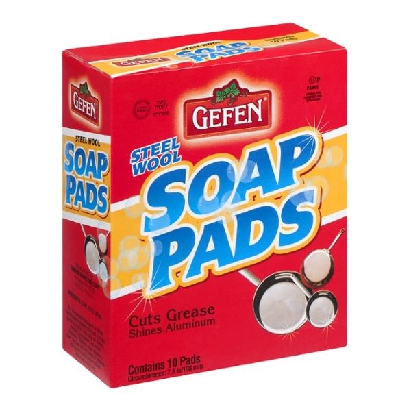 slide 1 of 1, Gefen Soap Pads, 15 ct