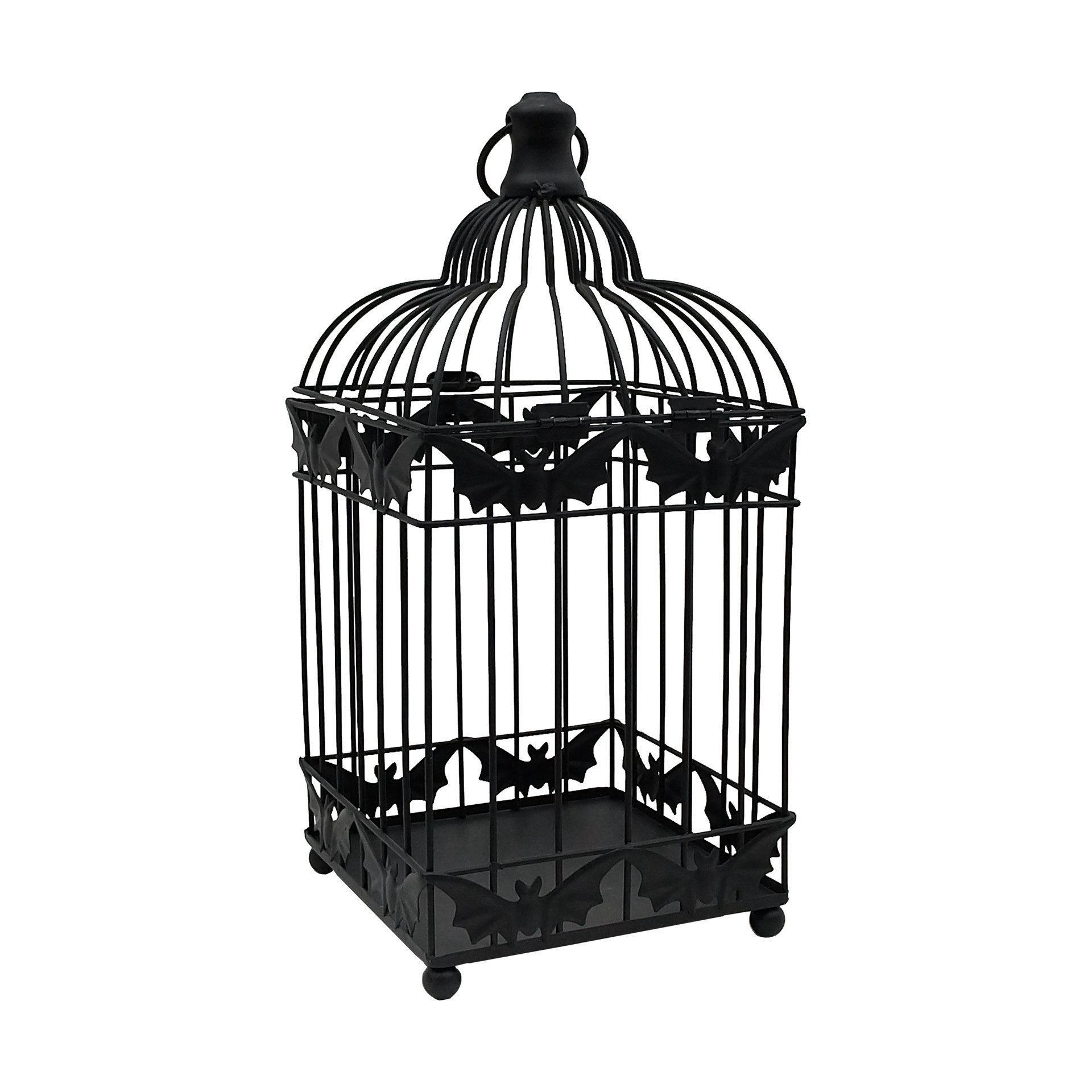 slide 2 of 2, 11.75" Black Metal Bird Cage By Ashland, 11.75 in