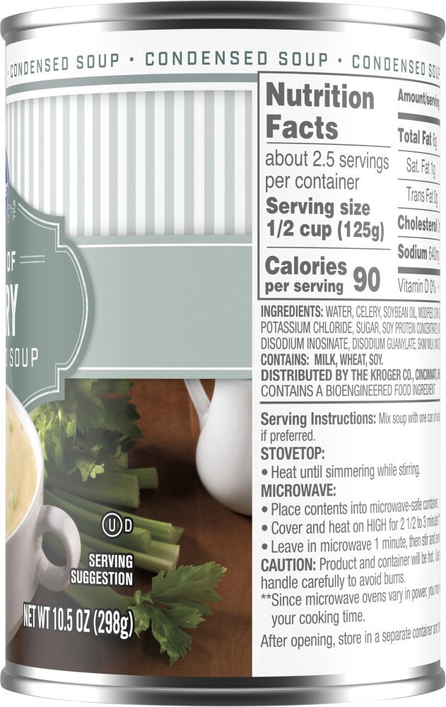 slide 3 of 3, Kroger Cream of Celery Condensed Soup, 10.5 oz