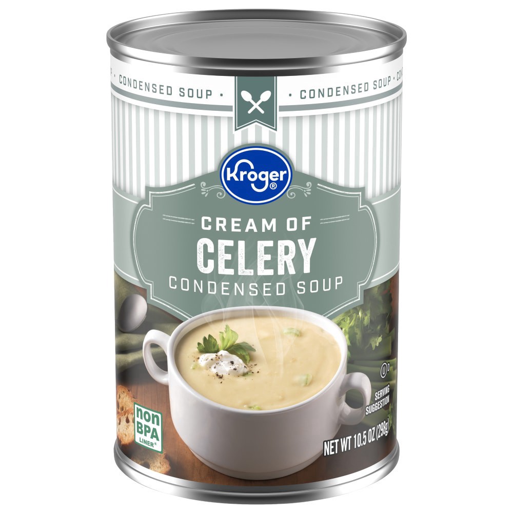 slide 2 of 3, Kroger Cream of Celery Condensed Soup, 10.5 oz