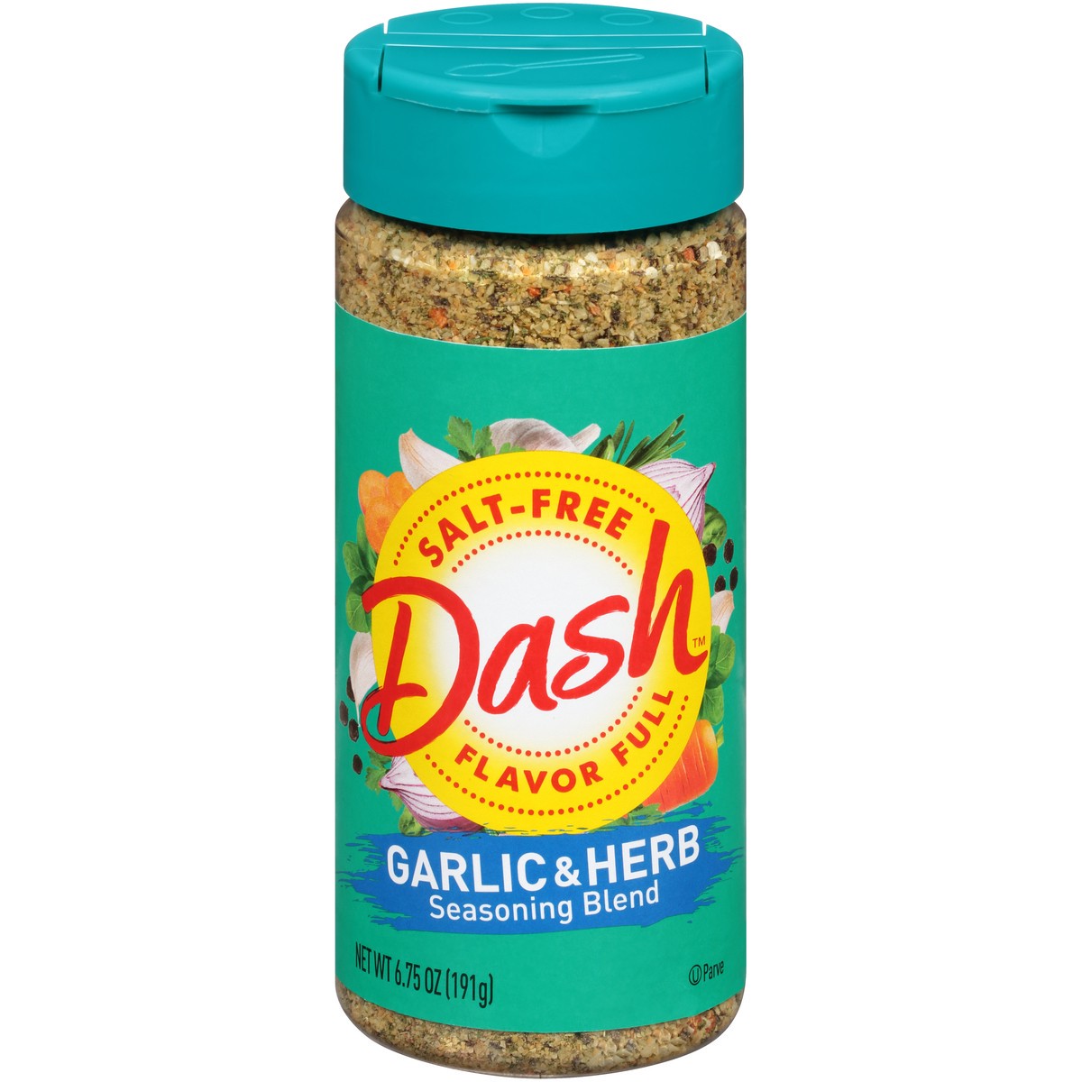 slide 1 of 7, Dash Garlic & Herb Seasoning Blend, Salt-Free, 6.75 oz, 6.75 oz