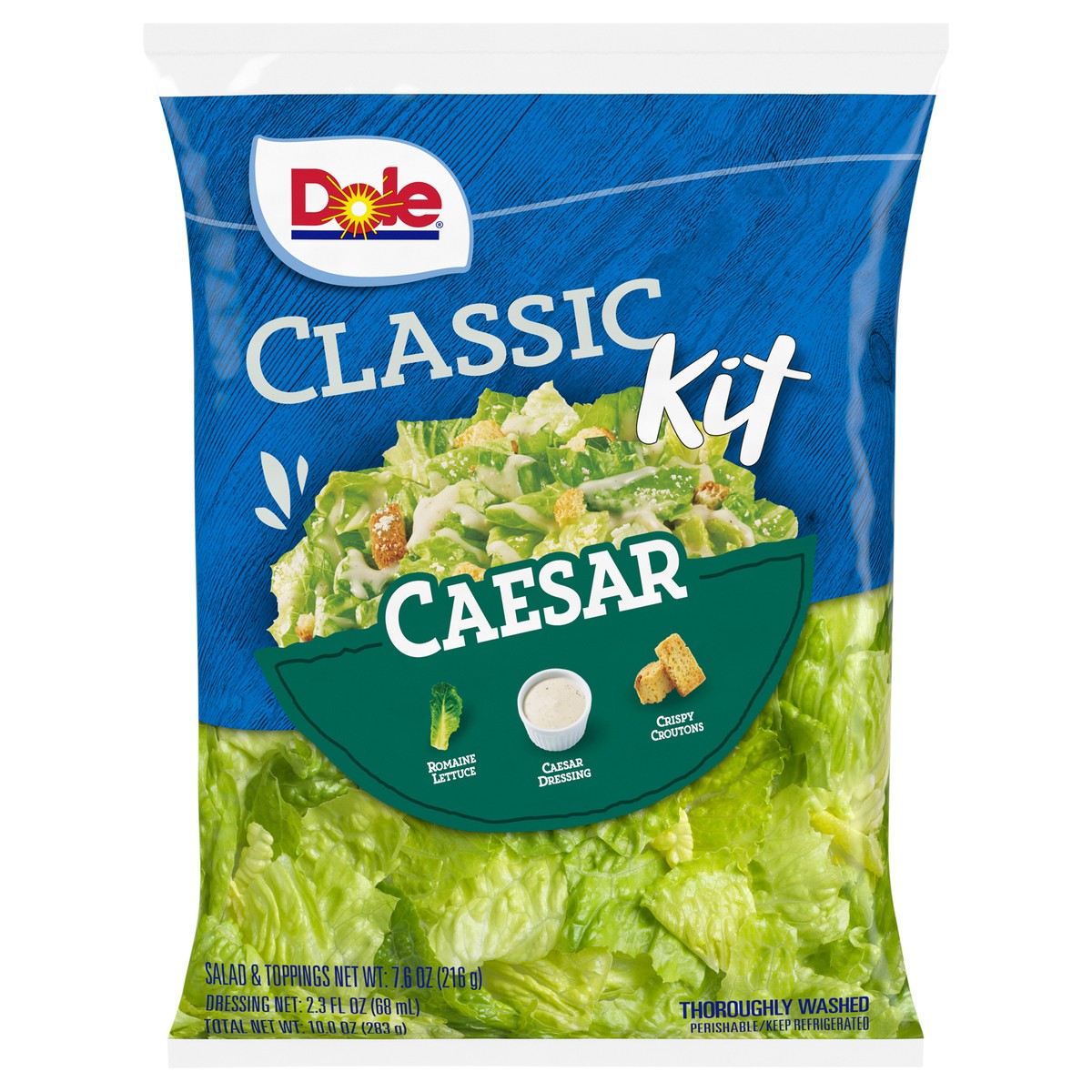 slide 1 of 11, Dole Caesar Classic Salad Kit, 1 ct