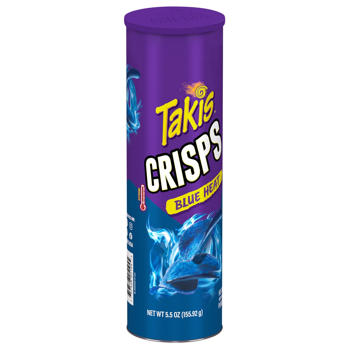 slide 2 of 4, Takis Crisps Extreme Blue Heat Potato Crisps 5.5 oz, 5.5 oz
