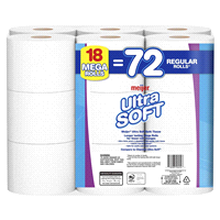 slide 15 of 25, Meijer Ultra Soft Mega Rolls Bath Tissue, 18 ct