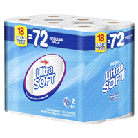 slide 7 of 25, Meijer Ultra Soft Mega Rolls Bath Tissue, 18 ct