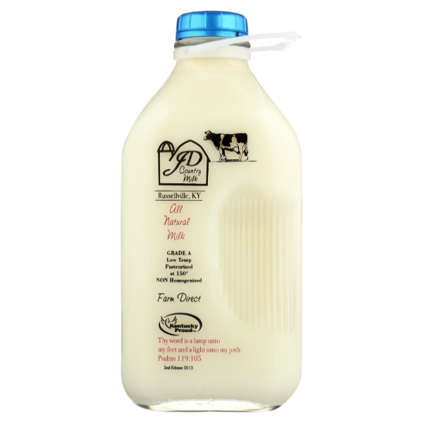 slide 1 of 1, JD Country Milk 2% Milk Half Gallon Glass Bottle, 64 fl oz