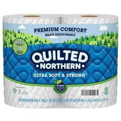Quilted Northern Ultra Soft & Strong 2-Ply Mega Rolls Unscented Bathroom Tissue 4 ea