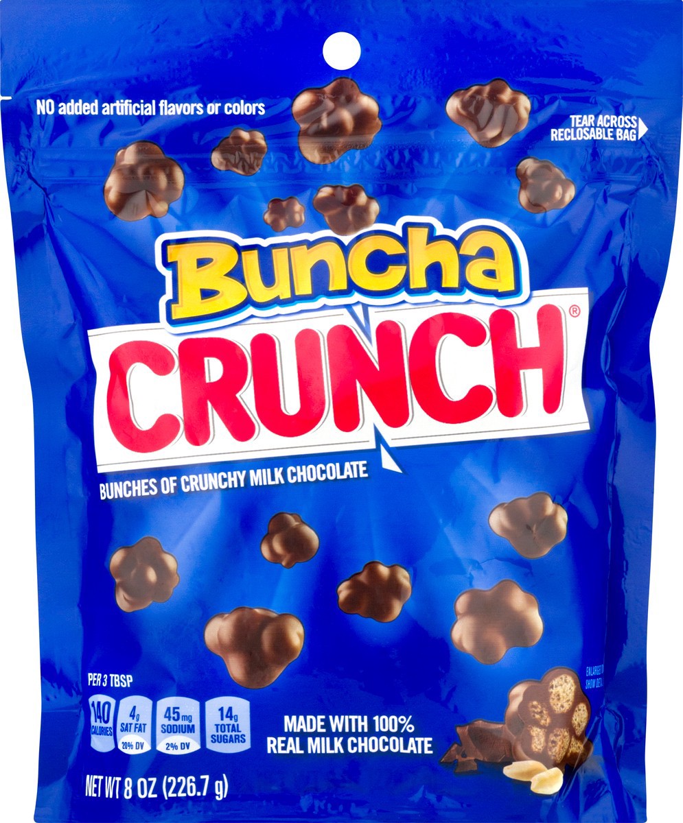 slide 8 of 13, Crunch Buncha Crunchy Bunch Milk Chocolate 8 oz, 8 oz