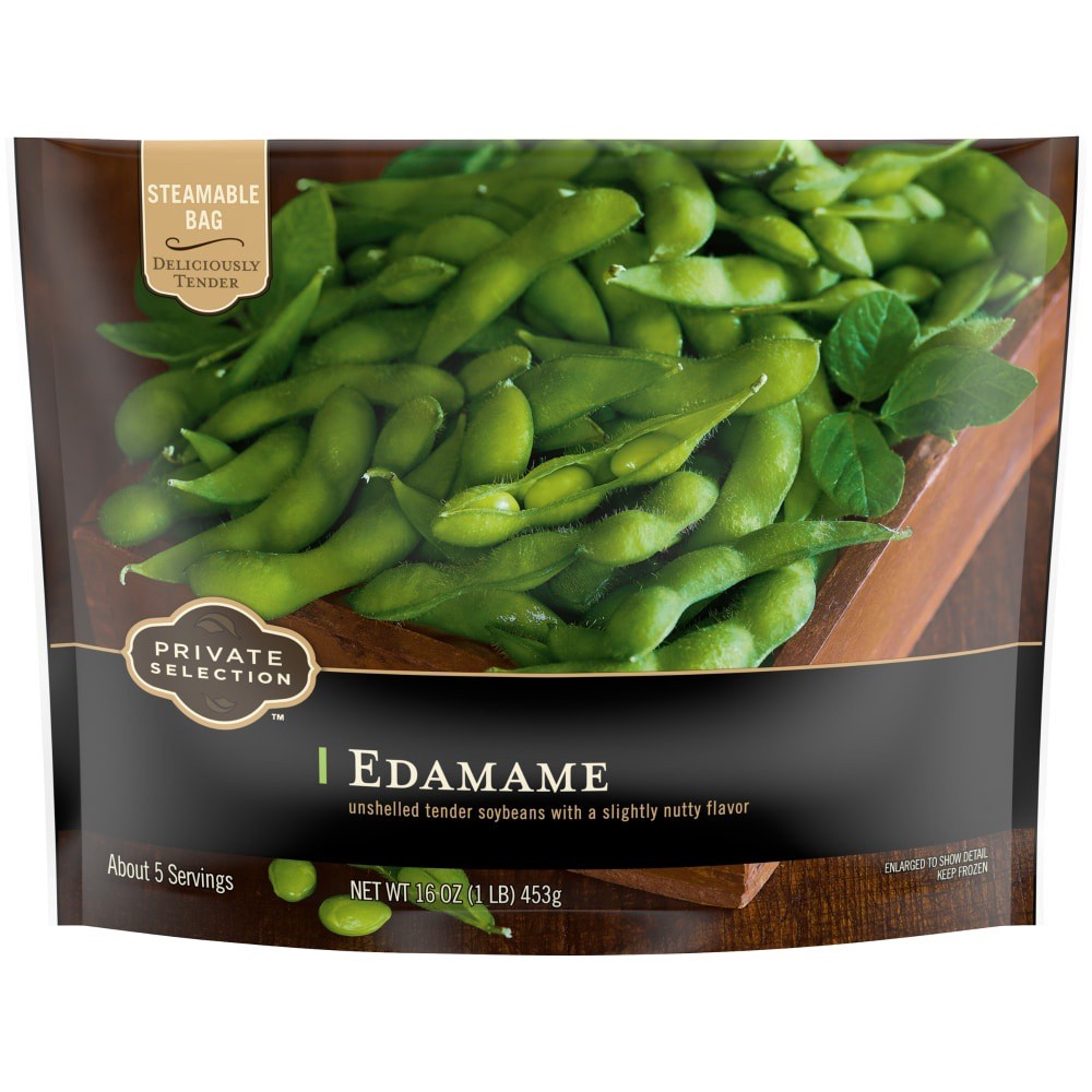 slide 2 of 3, Private Selection Edamame, 16 oz
