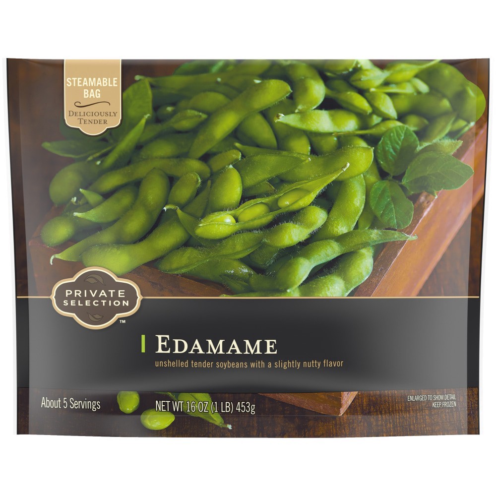 slide 1 of 3, Private Selection Edamame, 16 oz