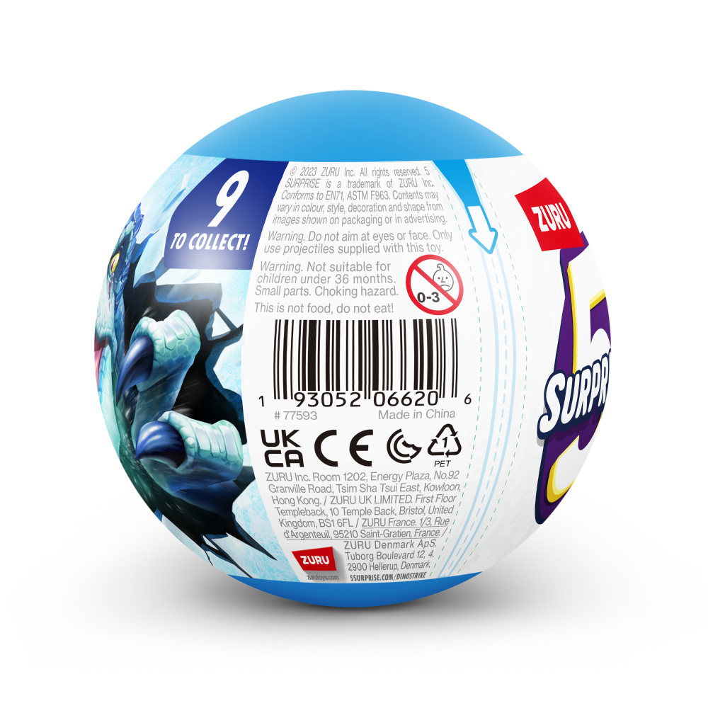 slide 4 of 4, Zuru 5 Surprise Dino Strike Ice Age Series 6, 1 ct