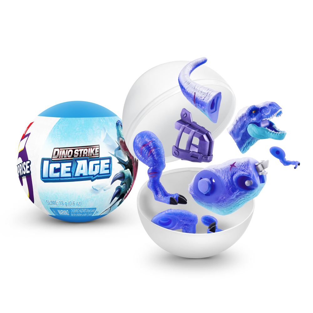 slide 3 of 4, Zuru 5 Surprise Dino Strike Ice Age Series 6, 1 ct