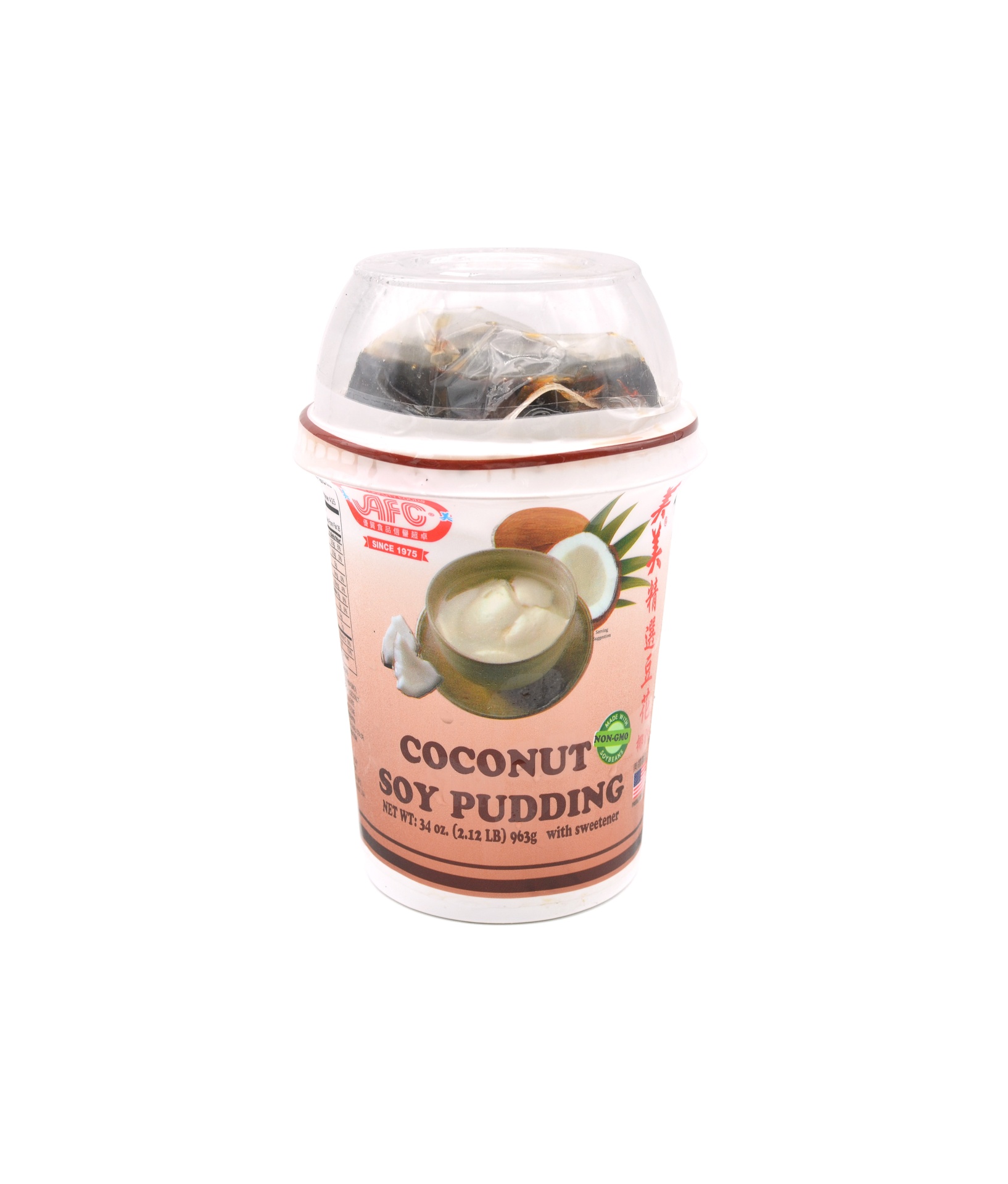 slide 1 of 1, AFC Organic Coconut Soy Pudding, 32 oz
