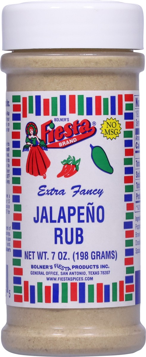 slide 12 of 13, Bolner's Fiesta Brand Extra Fancy Jalapeno Rub 7 oz, 7 oz