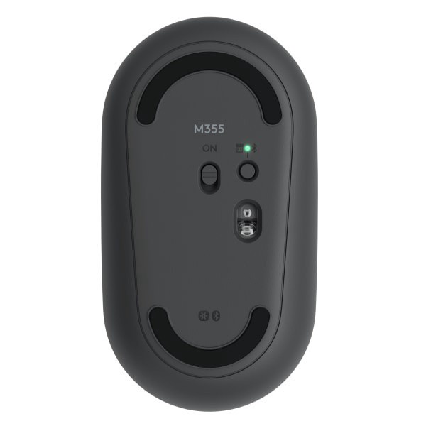 slide 5 of 7, Logitech M355 Portable Wireless Mouse, Graphite, 910-005743, 1 ct