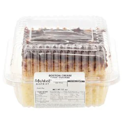 Market District Boston Cream Cake Square