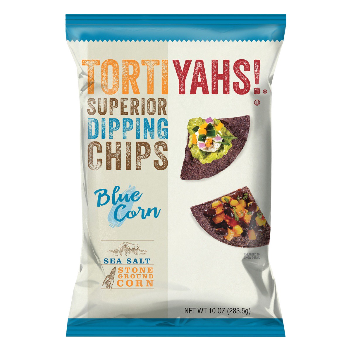 slide 1 of 7, Tortiyahs! Blue Corn Superior Sea Salt Dipping Chips 10 oz, 10 oz