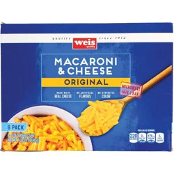 Weis Quality Original Speedy Mac Macaroni & Cheese Microwaveable Dinner